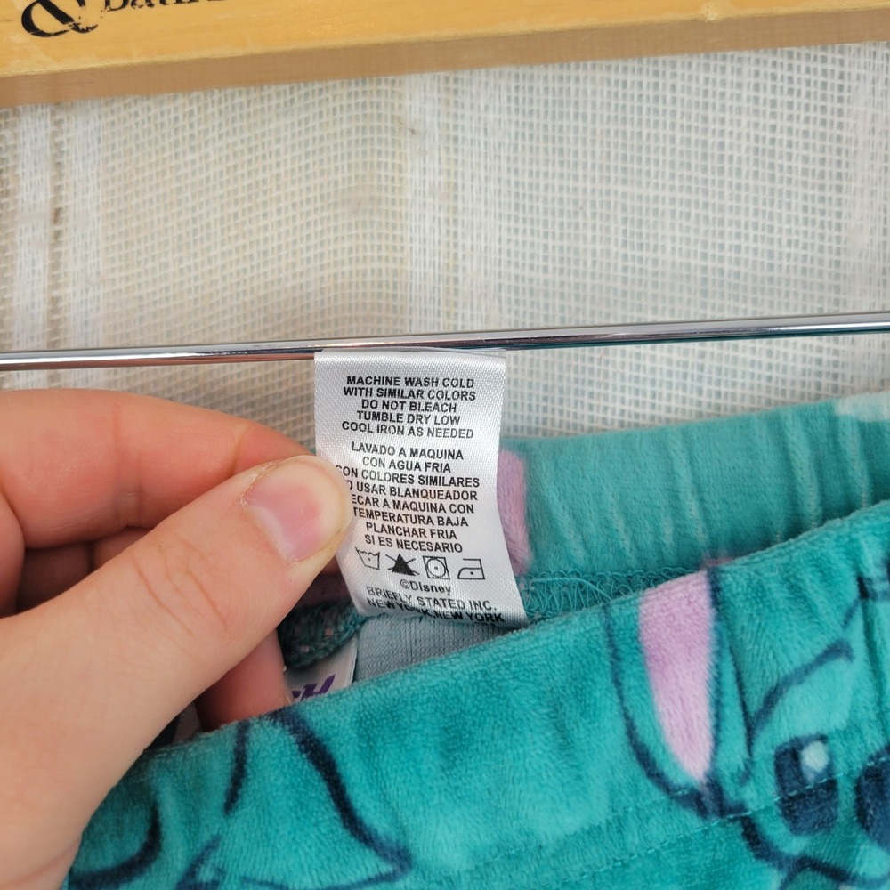 Disney Lilo & Stitch Pajama Pants Teal Size Medium‎ - Picture 3 of 5
